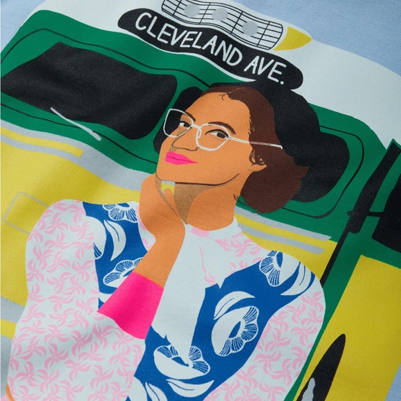 NWT Piccolina Rosa Parks Long Sleeve Trailblazer Tee Multiple Sizes Available - Picture 3 of 3